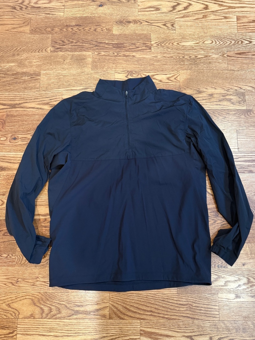 Lululemon Men's black  Quarter-Zip Windbreaker